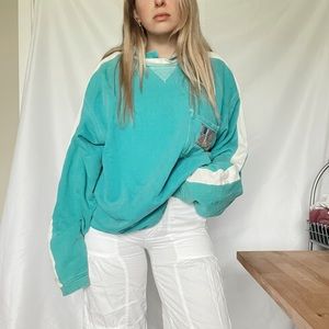turquoise gotcha crewneck